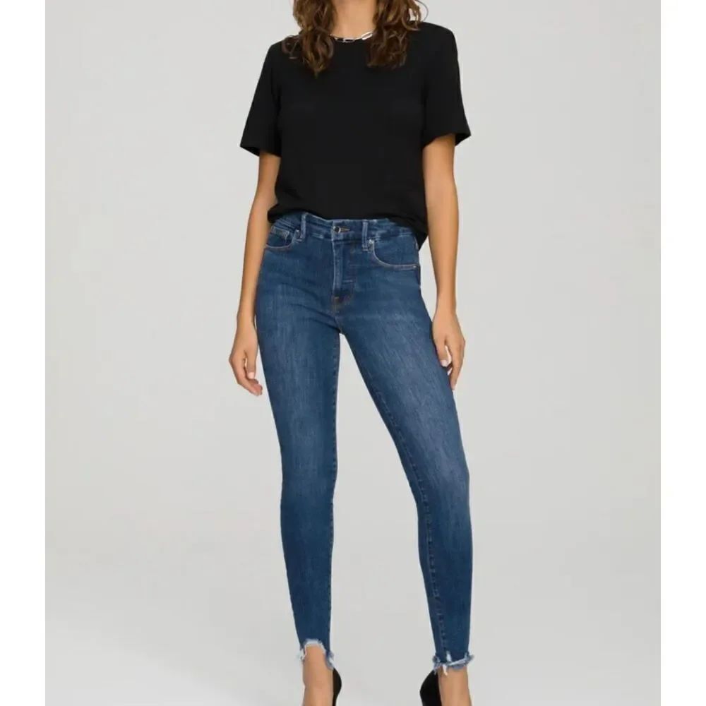 Good American GOOD LEGS CROP skinny jeans sz 4/27
